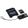 (MBLY4G2/32GB) Карта памяти Kingston, стандарт microSDHC, 32Gb, Mobility Kit Generation 2 с адаптерами SD, USB (SDMicro4-32GB/K-Kit2)