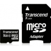 (TS4GUSDHC4) Карта памяти Transcend, стандарт microSDHC класс 4, 4Gb (SDMicro4-4GB/TR)