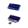 Устройство считывания/записи карт памяти, USB 2.0, поддерживает SDXC, синий, Hama     [OhF] (H-55350)