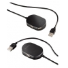 Концентратор USB 2.0 1:4, встроенный кабель для подключения к ПК, черный, Hama     [OxC] (H-39684)