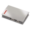 Концентратор USB 2.0 1:4 + Card Reader (SD/SDHC/MS/MS PRO/MS select), серебристый/серый, Hama     [ObC] (H-39832)