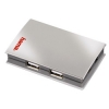 Концентратор USB 2.0 1:4 + блок питания, серебристый/серый, Hama     [ObC] (H-39833)