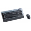 Беспроводные клавиатура и мышь Genius Luxemate T830, клавиатура: 17 горячих клавиш, touch pad; оптическая мышь: black, 3 кнопки, Colour box (G-TT LM T830)
