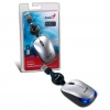 Мышь Genius NX-Micro оптическая, BlueEye, 1200dpi, 3 кнопки, регулируемый по длине провод, USB, silver, Blister (GM-NX Micro)