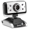 0.3M CMOS Камера д/видеоконференций Genius i-Slim 321R, max. 640x480, USB 2.0, встроенный микрофон, инфракрасная подсветка, Colour box (G-Cam i-Slim 321R)