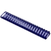 Пружина Hama пластиковая овальная, 45 мм, 21 отверстие, A4, 25 шт., синий, Hama     [OxI] (H-52605)