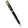Перьевая ручка Parker Sonnet F530 ESSENTIAL, цвет: LaqBlack GT, перо: F, перо: золото 18К (S0833860)