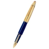 Перьевая ручка Waterman Edson, цвет:  Blue, перо: F (11001), перо: золото 18К (S0102060)