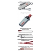 Нож-брелок ALOX 58 мм. / серебристый супертонкий (шт.) 0.6221.26