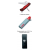 Нож для спецслужб с фиксатором лезвия и отвертки SENTINEL One Hand 111 мм/ красный с черным (шт.) 0.8321.MWC, с серейтерной заточкой