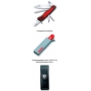 Нож для спецслужб с фиксатором лезвия и отвертки FORESTER 111 мм / красный с черным (шт.) 0.8361.С