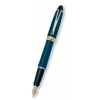 Ручка перьевая. Ipsilon De Luxe. Корпус - смола,  синяя, перо-золото 14 Кт. (AU-B12/B)