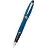 Ручка перьевая. Ipsilon. Корпус смола, матовая, синяя, отделка -черный лак,хром.Перо-сталь. (AU-В10/В)