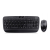 Комплект Genius KB C220e - клавиатура: USB, 12 горяих клавиш, black и  оптическая мышь NetScroll Eye: USB, 800 dpi, black, Сolor box (G-KB C220e)