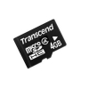 (TS4GUSDC4) Карта памяти Transcend, стандарт microSDHC класс 4, 4Gb без адаптера (SDMicro4-4GB/TR-1)