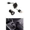 Зарядное устройство Roll-Up Picco автомобильное для micro USB устройств, 12В, черный, Hama     [ObG] (H-104823)