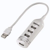 Концентратор USB 2.0, пассивный, 1:4, белый, Hama     [ObC] (H-39788)