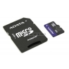 ADATA <microSDHC-4Gb UHS-I + microSD-->SD Adapter> microSecureDigital High Capacity Memory Card