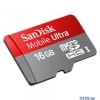 Карта памяти MicroSDHC 16Gb SanDisk Ultra Class10 + SD Adapter + Media Manager (SDSDQU-016G-U46A)