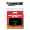 Устр-во считывания/записи карт памяти, ВСЁ В ОДНОМ, USB2.0, 4 разъёма для карт памяти, BURO (BU-CRallin1/2)