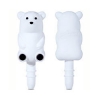 (LF11071-W) Колпачок для отверстия 3.5мм Bone Bear Ear Cap для iPhone, белый (B-CAP/BW)