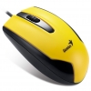 Мышь Genius DX-100, оптическая, 1200 dpi, 3 кнопки, USB, yellow, Color box (GM-DX 100 Y)
