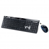 Беспроводные клавиатура и мышь Genius SlimStar I8150, клавиатура: 12 функциональных клавиш и 3 горячих, black; оптическая мышь: 1600dpi, 3 кнопки, bla (G-TT SlimStar I8150T)