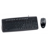 Клавиатура + мышь Genius KM-220 клав:черный мышь:черный USB Multimedia (31330203102)