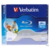 Диск Blu-Ray VERBATIM BD-R 50Gb Jewel Printable (43736\737) 6x