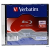 Диск Blu-Ray  VERBATIM BD-RE 2x   25 GB  Slim  (43768)
