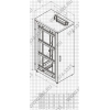 NT  PROFI IP55 42-68 G Шкаф 19" напольный пылевлагозащищённый, серый 42U 600x800, дверь  металл (3ч)