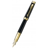 Перьевая ручка Parker Premier Lacque F560, цвет: Black GT, перо: M, перо: золото 18К (S0887820)