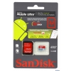 Карта памяти MicroSDHC 32Gb SanDisk UHS-I Ultra U1 Class10 + SD Adapter + Memory Zone Android App (SDSDQUA-032G-U46A)