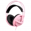 SteelSeries Siberia v2 full-size headset Pink 51126  комплект профессиональный игровой: наушники, микрофон, розовые (SS_Sib_Hset_fs Pink)