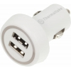 Двойное зарядное автомобильное USB-устройство Thermaltake 2.1A белый (AC0028)