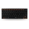 Клавиатура Rapoo E6300 черный/серебристый беспроводная BT slim Multimedia (11070)