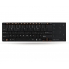 Клавиатура Rapoo E9080 черный/белый USB беспроводная slim Touch (11232)