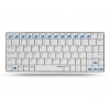 Клавиатура Rapoo E6300 белый беспроводная BT slim Multimedia (11097)