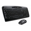 Клавиатура + мышь Logitech MK330 клав:черный мышь:черный USB беспроводная Multimedia (920-003995)