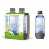 Комплект бутылок Sodastream Twin Pack пластиковые, серые, 2 x 1 л. (SODA_1042240070)