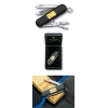 Нож-брелок CLASSIC  с золотым слитком  1 гр. 58 мм. / черный  (шт.) 0.6203.87