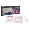 Беспроводной комплект Mediana KM-313 White-Orange, клавиатура: ; мышь: 3 кнопки, 1000 dpi (M-KM-313WO)