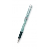 Ручка перьевая. Magellano.Корпус серо-голубой лак,мраморный,отделка и перо хромирование. (AU-A18/CA)
