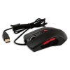 Игровая проводная мышь Mediana GM-61, Black, оптическая, 6 кнопок, 800/1200/1600/2400 dpi, USB (M-GM-61BL)