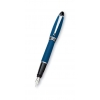 Ручка перьевая. Ipsilon. Корпус смола, матовая, синяя, отделка -черный лак,хром.Перо-сталь. (AU-B10/B)