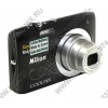 Nikon CoolPix S01 <Black> (10.1Mpx, 29-87mm, 3x, F3.3-5.9, JPG,2.5", USB, AV, Li-Ion)