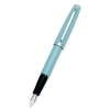 Ручка перьевая. Style.Корпус -смола, цвет-голубой,отделка хром,перо-сталь. (AU-E12/AC)
