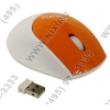 CBR Wireless Optical Mouse <S10 Orange> (RTL)  USB  3but+Roll,  беспроводная