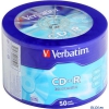 Диски CD-R 80min 700Mb Verbatim  52x Shrink/50  43728