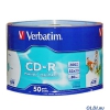 Диски CD-R 80min 700Mb Verbatim  52x Shrink/50 Ink Print  43794